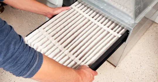 changing air filter